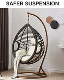 Hammock Chair Ultimate Hanging Kit - Egg Hammock Chair Spring Pin Plug Hardware- 500LB Hammock Chair Hanging kit for Hanging Basket Chairs Hammock and Porch Swings Brown