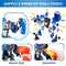 REMOKING 3 in 1 Take Apart Robot Toy for Boys,Educational Building Car Toy with Tool Drill,Deformable Robotics Truck Construction Engineering Play Kit,Gift Toy for 3 4 5 6 7 Year Old Kid Boy Girl