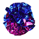 Chiwava 24PCS 2.4" Mylar Balls Shiny Crinkle Cat Toys Ball Kitten Crackle Lightweight Play Assorted Color