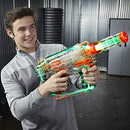 NERF Modulus Ghost Ops Evader Motorized Blaster - Light-Up See-Through Blaster and Barrel Extension, Includes 12 Official Nerf Elite Darts (Amazon Exclusive), Multicolored