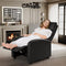 Rankok Recliner Chair Modern PU Leather Reclining Chair Ergonomic Adjustable Recliner for Living Room Home Theater Seating Single Sofa