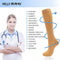 hello momoya Compression Socks for Women Men 20-30 mmHg Knee High Support Socks Pregnancy, Nurses, Running, Flying, 07-8 Pairs-nude, Large-X-Large