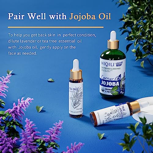 Essential Oils for Diffusers for Home, Natural Pure Aromatherapy Oils Gift Set for Humidifiers, Skin Care, Hair Care, Massage, Spray, Soak Making- 6X10ml