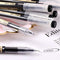 0.35 mm Black Gel Ink Pen Extra-Fine Ballpoint Pen for Office School Stationery Supply (12 Pieces)