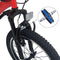 3 Pairs Bike V-Brake Pads Set with Hex Nuts/Wrench and Spacers, 70 mm/2.75", AFUNTA 6 Pieces Road Mountain Bicycle V-Brake Blocks, No Noise No Skid - Black, Red, Blue