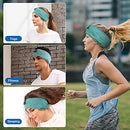 Sleep Headphones Wireless, Perytong Bluetooth Sports Headband Headphones with Ultra-Thin HD Stereo Speakers Perfect for Sleeping,Workout,Jogging,Yoga,Insomnia, Air Travel, Meditation(Green)