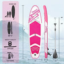 Premium Inflatable Stand Up Paddle Board (6 inches Thick) with Durable SUP Accessories & Carry Bag | Wide Stance, Surf Control, Non-Slip Deck, Leash, Paddle and Pump , Standing Boat for Youth & Adult
