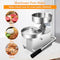 Julymoda Commercial Burger Press Maker,4 inch Hamburger Patty Maker Food-Grade Stainless Steel Hamburger Press Burger Machine Beef Pork Chicken Vegetarian Patties Maker with 500 Pcs Patty Papers