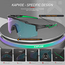 KAPVOE Photochromic Cycling Glasses UV400 Protection Mountain Bike Clear Sports Sunglasses For Men Women MTB Bicycle Riding Baseball Running Driving Fishing Golf GR04