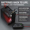 NOCO GENIUS10AU, 10A Smart Battery Charger, 6V and 12V Portable Car Battery Charger, Battery Maintainer, Trickle Charger and Desulfator for Automotive, Motorcycle, Motorbike, AGM and Lithium Batteries
