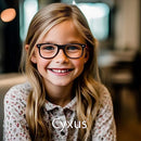 Cyxus Blue Light Blocking Glasses for Kids Anti Eye Strain Computer Glasses UV420 Filter Lens Lightweight Frame Eyeglasses Age 3-10(red)