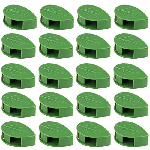 100Pcs Plant Climbing Wall Fixture Clips Climbing Plant Wall Clips Vine Clips for Climbing and Hanging Plants (Green)