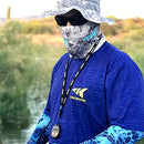 KastKing Sol Armis Neck Gaiter - UPF 50 Face Mask - UV Sun Protection Gaiter Sun Mask for Men & Women, Fishing, Hiking, Kayaking Mask, Prym1 Camo, RocketPop,19x9.5 Inches,Silver Mist,19x9.5 Inches