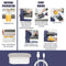 Ice Shaver, Electric Shaved Ice Machine with Ice Tray, Portable USB Charge Ice Crusher, Slushie Machine, Snow Cone Machine, for Ice Cream, Snowcone, Kakigori, Bingsu, Cocktail Maker for Home