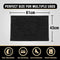 Smarcute Bath Mat Bath Rug for Bathroom Luxury Chenille Bathroom Rug Mat Extra Soft and Absorbent Microfiber Shaggy Rugs Non Slip Rug Quick Dry Bath Mat Washable (1 Piece - 43cm x 61cm), Black