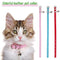 6 Pieces Leather Pet Cat Collars with Bell Soft Adjustable Leather Kitten Collars Cute Pet Collars for Small Cat Kitten Puppy (Classic Color)