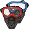 Surper 2 Pack Face Mask Tactical Mask Compatible with Nerf Rival, Apollo, Zeus, Khaos, Atlas, Artemis Blasters Rival Mask (Red&Blue)