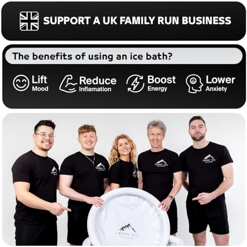 Urban Ice Recovery/Ice Bath Tub for Cold Plunge/Cold Plunge Tub/Ice Bath Tub for Athletes/Ice Bath/Cold Plunge/Portable Ice Bath/Portable Bath Tub Adult/Ice Tub Bath – 33.5in x 28.4in