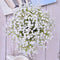 10 Bunches 30pcs White Babys Breath Artificial Flowers Real Touch Gypsophila Faux Plants for Wedding Garland Wreath Girl Crown Flower bonquet DIY Flores Arrangement Table Décor Centerpiece