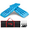 X-BULL New Recovery Traction Tracks Sand Mud Snow Track Tire Ladder 4WD (Cyan Blue, 3gen)
