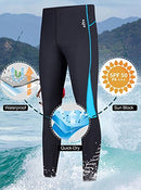 ZITY Mens Surfing Tights Wetsuit Pants Diving Swimming Stretch Jammer Leggings Blue M