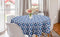 Ambesonne Evil Eye Round Tablecloth, Symmetrical Pattern All Seeing Eye Superstitious Turkish Ethnic, Circle Table Cloth Cover for Dining Room Kitchen Decoration, 60", White Blue