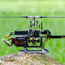 OMPHOBBY M2 EVO RC Helicopter for Adults Dual Brushless Motors Direct Drive 6CH RC Helicopter Remote Controlled Outdoor 3D Remote Control Aeroplane Upgraded Mini Drone BNF (Orange)