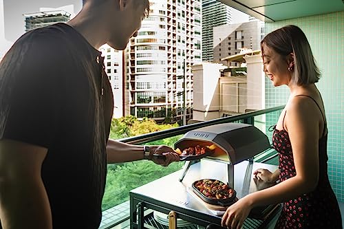 Ooni Koda 12 Gas Pizza Oven – 28mbar Outdoor Propane Pizza Oven - Portable Pizza Oven For Fire and Stone Baked 12 Inch Pizzas – Ideal for Any Outdoor Cooking Enthusiast - Countertop Pizza Oven