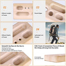 TWO STONES Portable Hangboard Rock Climbing | Climbing Hangboard as Hang Boards for Climbing Training Indoor and Outdoor
