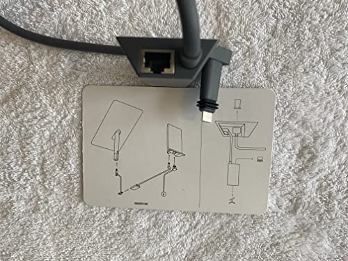 Starlink Ethernet Adapter for Wired External Network, black (01560575-001)