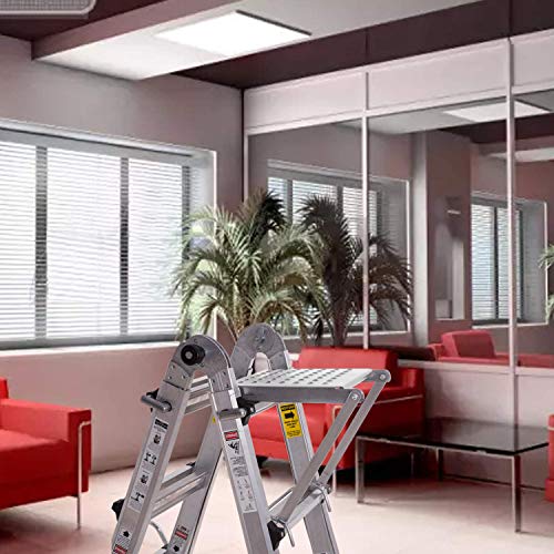 Ladder Platform Accessory, Heavy Duty Ladder Work Stand System Accessories Holds 400 Pound