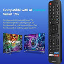 Universal Remote Control for Hisense Remote Control - Direct for All Hisense TV Remote Control LED Smart TVs, with Shortcut Buttons for Netflix, Prime Video, YouTube EN2BS27H