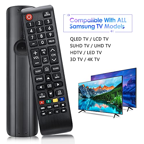 Universal Remote Control for All Samsung-TV-Remote LED QLED UHD SUHD HDR LCD HDTV 4K 3D Curved Plasma Smart TVs