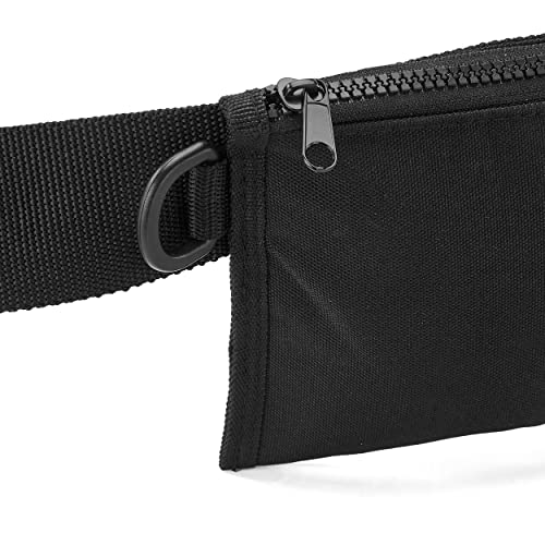 MOOCY Scuba Weight Belt, 4 Pocket for Freediving Dive Diving Accessories - fit for Waist 32" to 52" (Black)