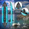 SereneLife 2 Person Inflatable Kayak - Double Kayak with Aluminum Paddles, Repair Kit - Lightweight, Portable Adult Kayaks with High-Output Pump - Durable Vinyl Kayak for Lake, Mild River – Aqua