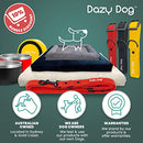 Dazy Dog Waterproof Dog Leash - Adjustable TPU Dog Lead with Reinforced Stitching - Durable Long Dog Lead for Small, Medium and Large Dogs. Long Leash Great for Training (Small/Medium, Teal)