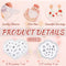 Zeyune Polymer Clay Earring Molds Flower Polymer Clay Molds Clay Cutters for Polymer Clay Jewelry Rose Mold Letter Daisy Leaf Heart Butterfly for Polymer Clay Earrings Jewelry Making