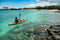 Advanced Elements AdvancedFrame Inflatable Kayak - AE1012-R-P Recreational Kayak with Bag and Pump - Red/Gray - 10.5 Ft.