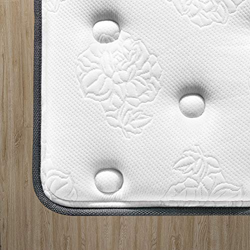 Zinus Comfort Support Plus iCoil Pocket Springs King Mattress Euro top Bed - Medium Plush Feel Bed - High Density Foam Layer - Mattress in a Box