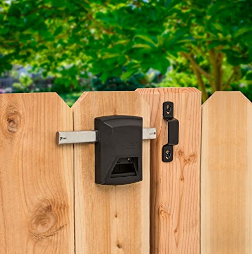 National Hardware N109-080 N109080 Smart Key Gate Lock, Black, 40"
