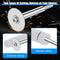 Zicojia PVC Pipe Inside Cutter Internal Plastic Pipe with 1/4Inch Hex 32Mm,35Mm,44Mm Saw Blades Plumbing Inside Cutter