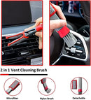 DABOBOTOOL Car Interior Detailing Cleaning Brush Kit, Scratch Free Vehicle Brush Dusters Kit for Interior Exterior Cleaning, Upgraded