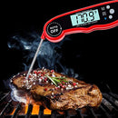 BRITOR Digital Meat Thermometer, Instant Digital Food Thermometer, with Bright Backlight LCD Screen, Smart Waterproof Cooking Kitchen Thermometer