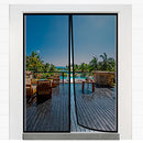 Magnetic Screen Door, French Door, Durable Fiberglass Double Door Screen Mesh Curtain to Keep Bugs Out