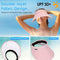 AutoWT Sun Visor Hat, Women's UPF 50+ UV Protection Wide Brim Visor Hat Sun Hat for Women Adjustable Cap for Summer, Outdoor Exercise, Camping Pink