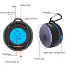 [Updated Version] Portable Shower Speaker, ASIYUN Waterproof Wireless Speaker with IPX7 HD Sound, Suction Cup, Speakers Built-in Mic, Hands-Free Speakerphone for iPhone, iPad and Android Phones(Blue)