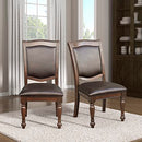 Lexicon Joella Dining Chair (Set of 2), Brown Cherry