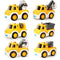 Toddel Toys Car for Boys Die-cast Construction Toys Car Carrier Vehicle Toy Set Kids Toys Truck for Engineering Transporter Truck Mini Excavator/Crane/Mixer Trucks/Dumper/Hook car Drillcarriage