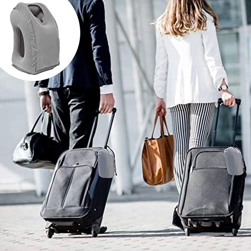 DAWNTREES Inflatable Travel Pillow Neck Support for Airplane,Neck Pillow Inflatable for Sleeping,Comfortably Support Head,Neck and Lumbar,Used for Airplane,Car,Bus and Office