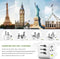 LENCENT Universal Travel Adaptor Plug with 2 USB Ports and 1 Type C, Grounding International Power Adapter with UK/USA/EU/AUS Plug, Worldwide Travel Charger for Over 200 Countries in The World